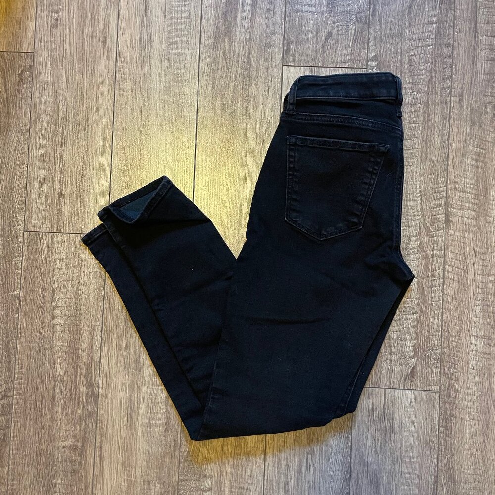 LUCKY brand Lolita skinny jeans, 2" ankle slit, women's size 2/26, BLACK